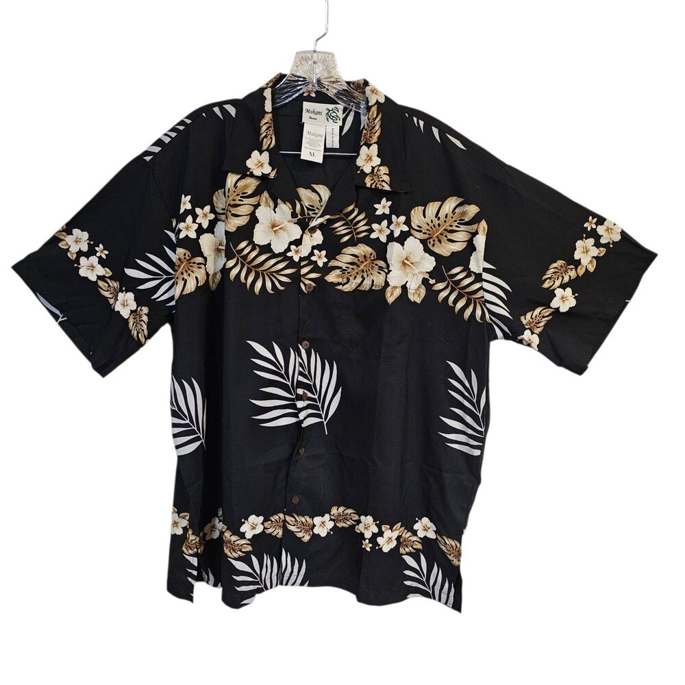 Makani Hawaii Shirt Medium Islands Hawaiian Aloha Short Sleeve Men’s Size XL